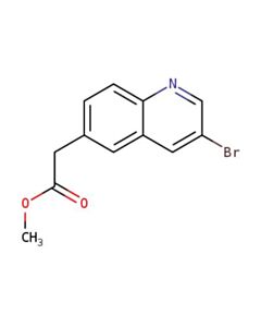Astatech METHYL 2-(3-BROMOQUINOLIN-6-YL)ACETATE; 0.1G; Purity 95%; MDL-MFCD26398873